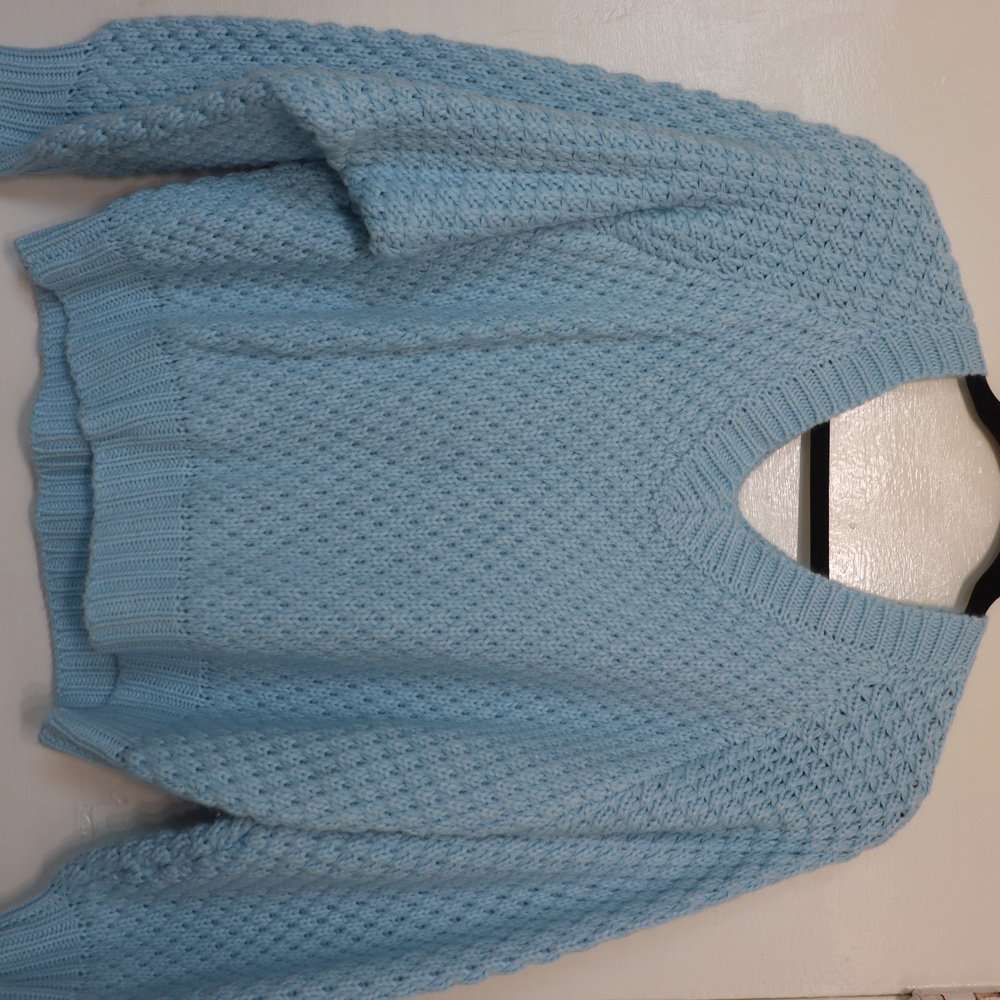Light Blue Knit Sweater